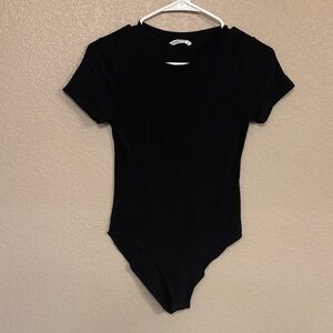 Elegant Black Women's Bodysuit